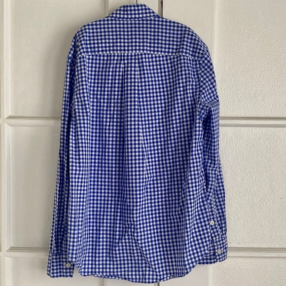 Boys Ralph Lauren Shirt Blue/White Check size M (10-12) - Picture 3 of 4